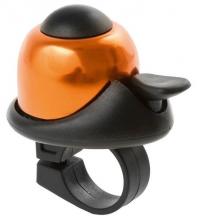 Звонок M-WAVE Bella Design mini, D-36 мм, пластик/алюминий, оранжевый