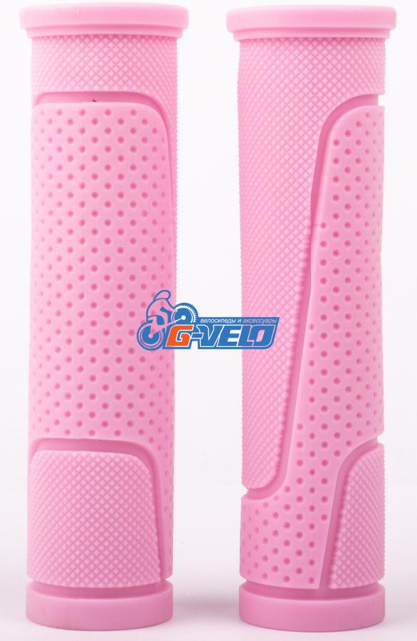Грипсы Vinca Sport, 125 мм, розовые, H-G 63 pink