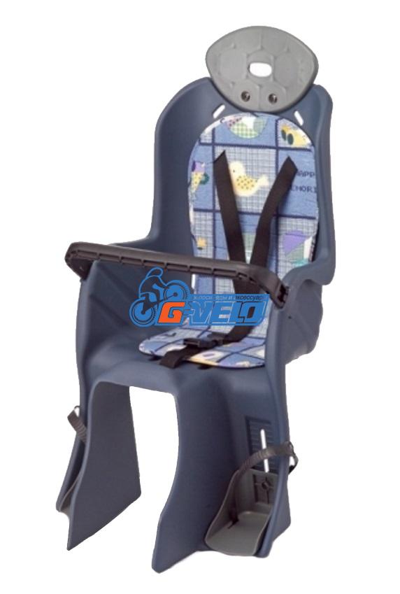 Кресло детское, крепление на багажник, нагрузка до 22 кг (размер 310x750x310 mm) YC-841 gray