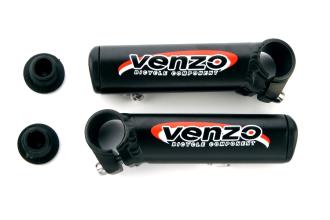 Рога алюминиевые VENZO, черные, VZ-E04-003, длина 100mm
