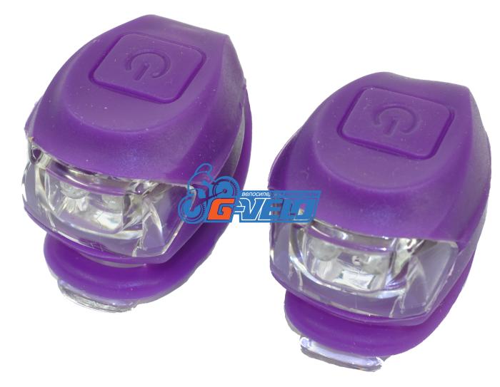 Vinca Sport, Комплект силиконовых фонарей, фиолет, VL 267-2B violet