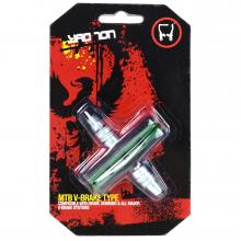 Колодки V-brake MIXIEER MX-BS128 72м черный/зеленый