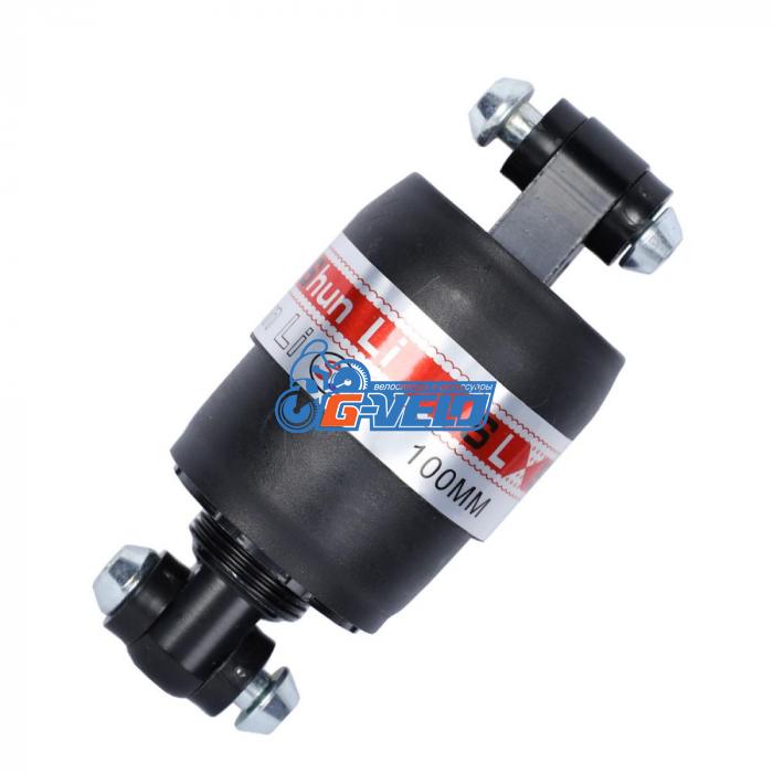 Амортизатор задний закрытый пружинный L-100, LBS 750, 24х24, пружина 7мм