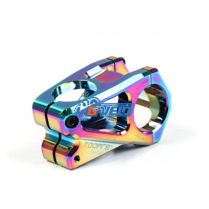 Вынос руля алюминиевый усиленный TOOPRE EXT-45. L 45 мм, Ø 31,8 мм, сплав 6061 Т6, TECH: CNC, RGB