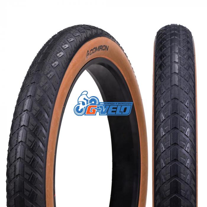 Велопокрышка 26 COMIRON ROLLING 26x4.0 60TPI Antipunkture 1.5mm Brown