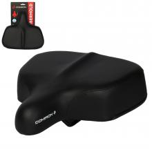 Седло COMIRON EMBERHOLD B012 260x240, Пена 50мм, DW, ED, PU, черный