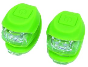 Vinca Sport, Комплект силиконовых фонарей, зеленый, VL 267-2B green