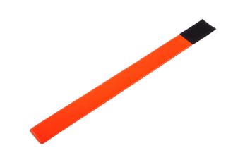 RBB 103-4 Светоотражающий браслет на липучке - оранжевый  цвет (3,8*40 см)