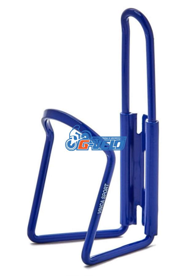 Флягодержатель алюминиевый Vinca Sport, синий, HC 10 blue