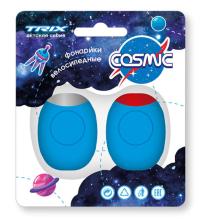 Фонари TRIX Cosmic детские, передний + задний, 2 диода, 3 режима, силикон, синие, LTTX2672BCS