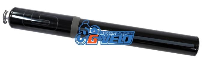 Велонасос GIYO GP-86 mini pump ручной, алюм. корпус, резиновый шланг, Presta/Schrader, черный
