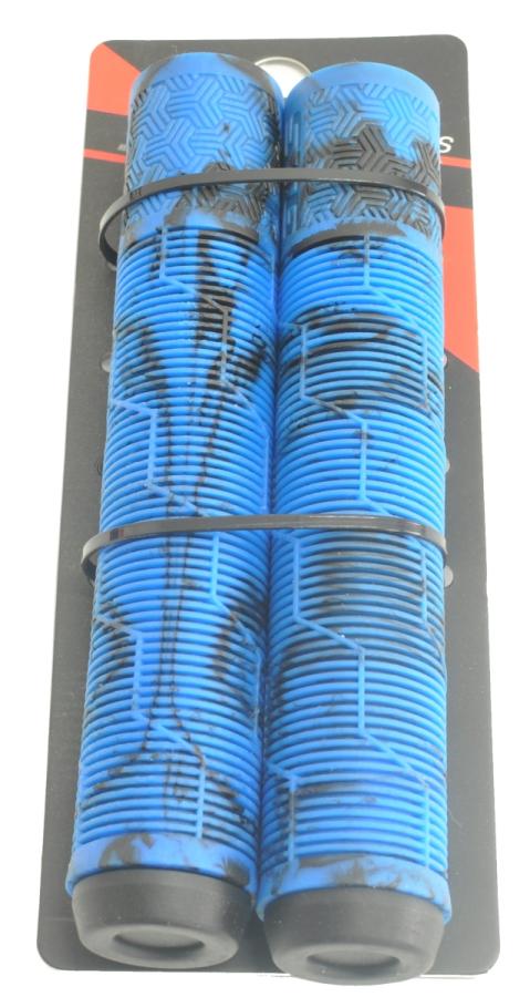 Грипсы STG Gravity, 165 мм, черные с синим