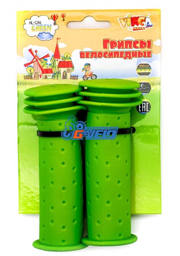 Vinca Sport, Грипсы детские, 102мм, зеленый, H-G 96 green/child