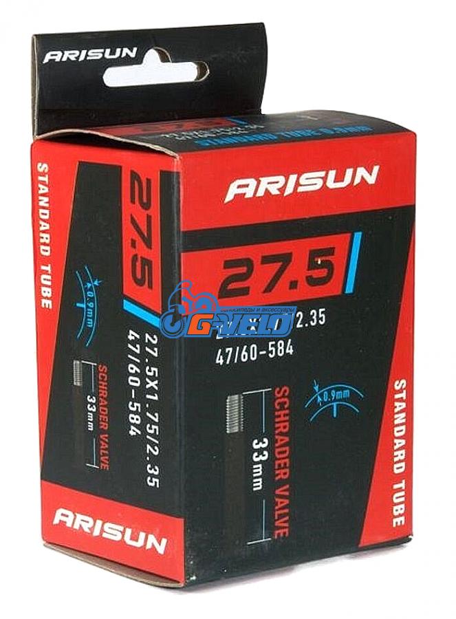 Камера 27,5 ARISUN 27.5"x1.75/2.35 (47/60-584) автониппель AV 33мм бутиловая 0.9мм