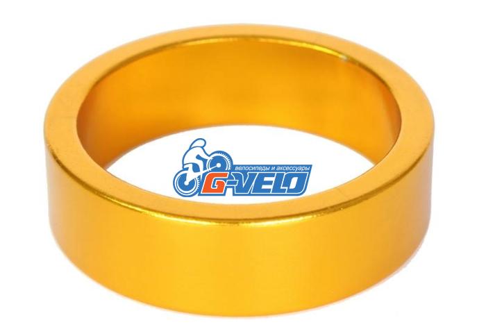 Проставочное кольцо 10 мм MD-AT-01 Alloy 6061, золотое, анодированное