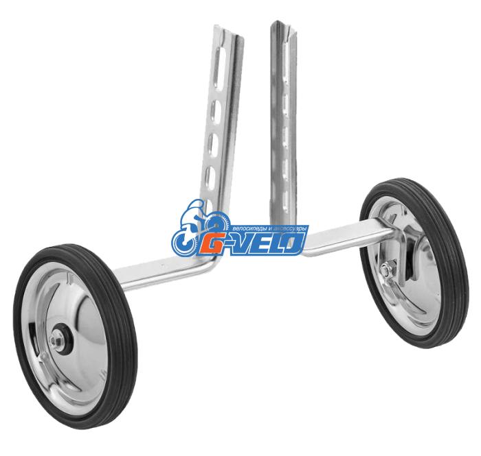 Колесики с креплениями на детский велосипед 12-20" усиленные, металлические, TW08+HL-F31+01