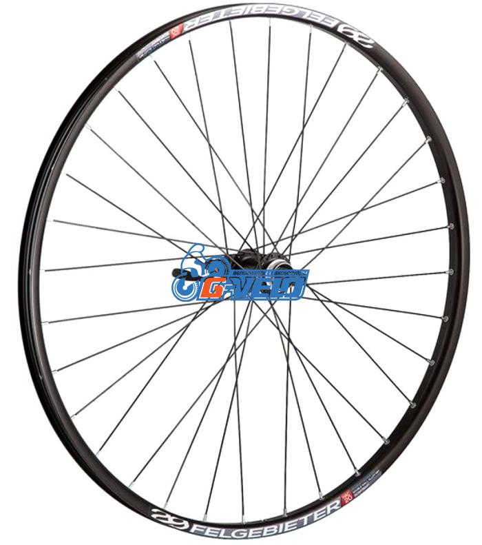 Колесо 29" заднее под кассету, Shimano TX505, C-Lock, FELGEBIETER пистонированный 32H, эксц.