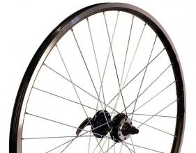 Колесо 26" переднее, двойной обод VELO, втулка сталь. диск, эксцентрик