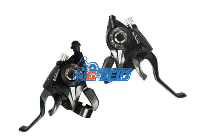 К-т манеток Shimano ST-EF51 3*7ск черный