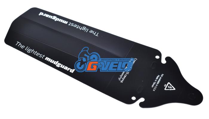 Крыло заднее MudGuard черное, на седло