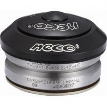 Рулевая колонка NECO 1-1/8" интегр., H51 BK, высота 9.4±1мм, верх крышка 7.8мм, пром.подшипники, 65г