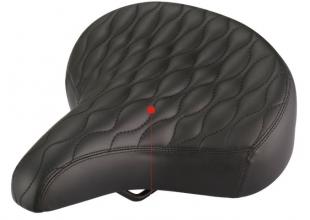 Седло TINGBO E-8001 с пружинами серия CRUISER, вес 1005g, размер 260 x 240mm
