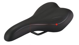Седло TINGBO V-3657 серия MTB, вес 400g, размер 275 x 155mm