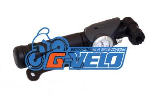 Велонасос GIYO GM-83 micro pump с манометром, шланг