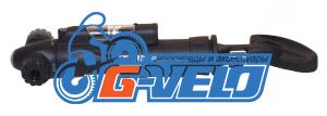 Велонасос GIYO GP-74 mini pump с манометром, поворотный зажим AV/FV