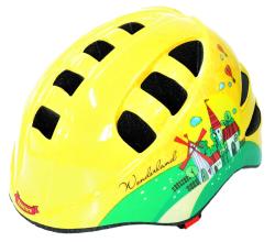 Vinca Sport, Шлем детский с регулировкой, S(48-52см), желтый, рисунок - "город" VSH 9 Travel