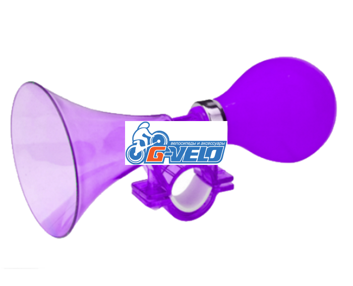 Клаксон пластик, Vinca Sport резиновая груша, HR 07 violet, фиолетовый