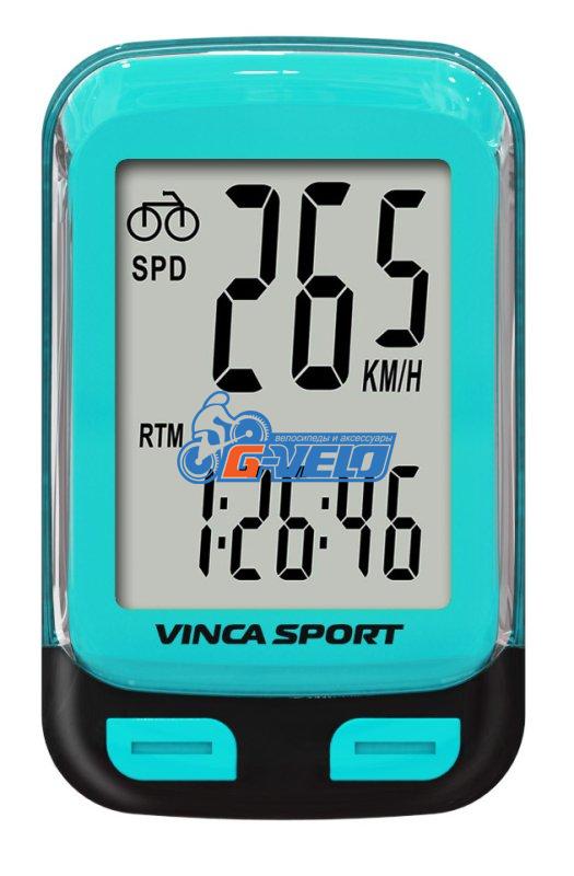 Vinca Sport, Компьютер проводной, 12 функций, синий, инд.уп. V-3500 blue