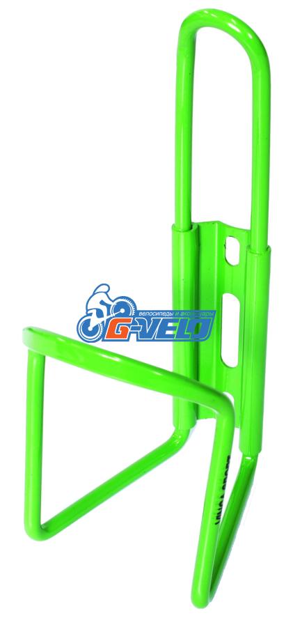 Флягодержатель алюминиевый Vinca Sport, в комплекте с болтами, зеленый HC 11 green