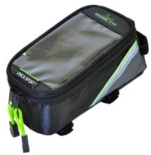 Vinca Sport, Сумка на раму, отделение для телефона, 195х100х100мм, зеленый кант FB 07L black/green